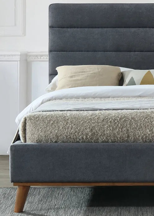 Mayfair Dark Grey Fabric Bed