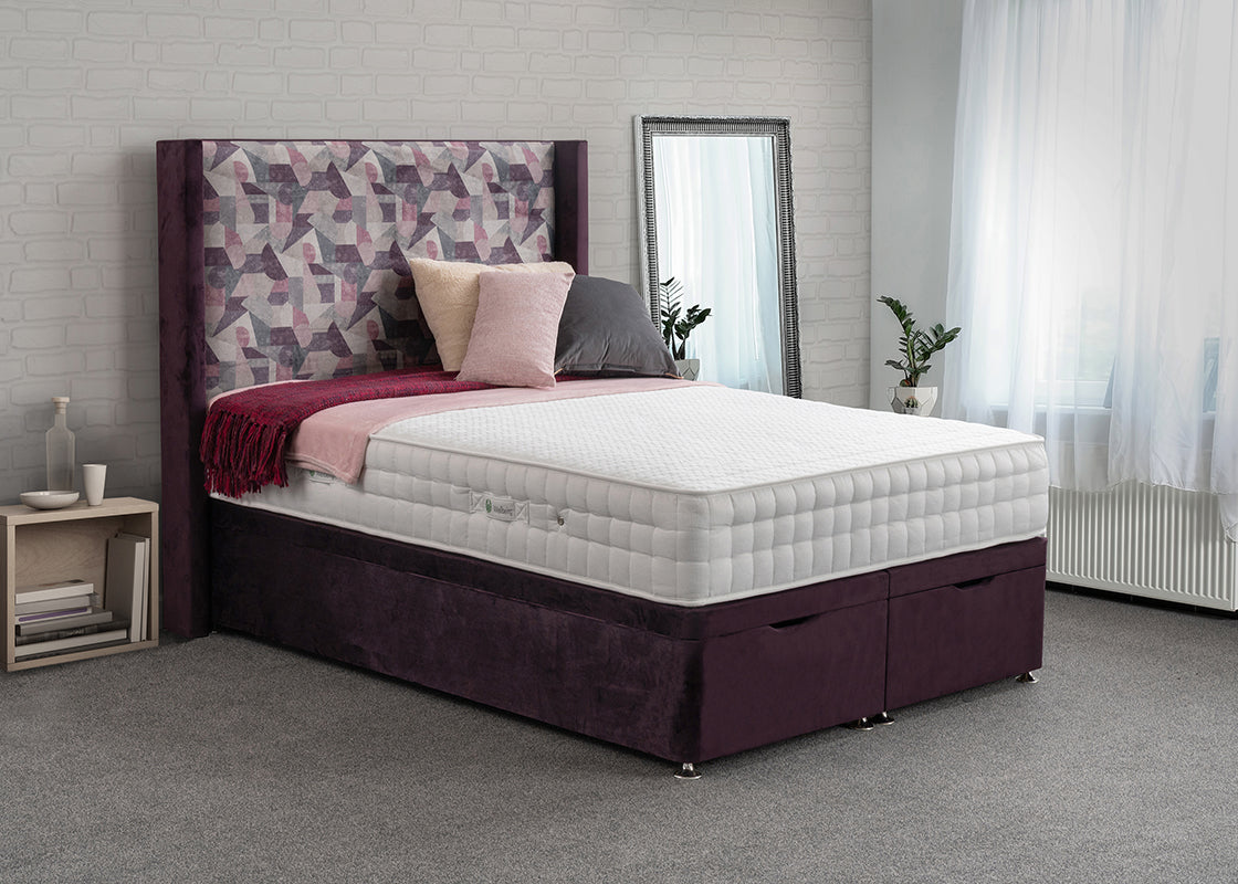 Crystal Cool 1000 Pocket Spring Combined With Memory Foam Mattress