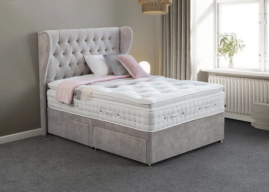 Platinum Silk 3000 Pocket Spring Divan With Mattress